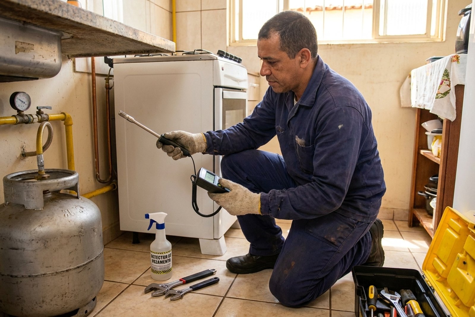 Vazamento de Gás em Itaquaquecetuba‑SP